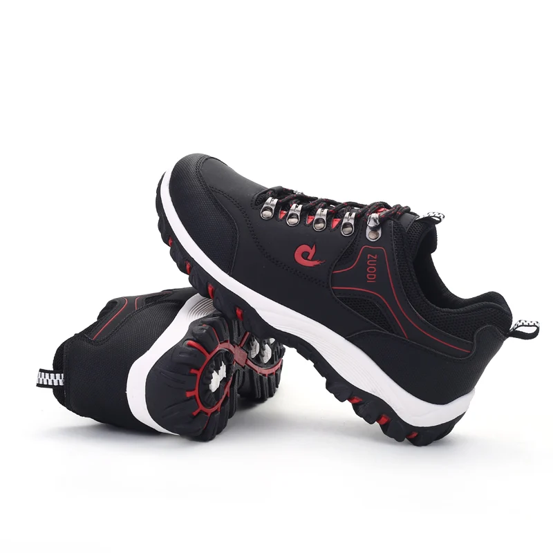 Men Shoes Leather Sneakers For Male Tennis Lightweight Walking