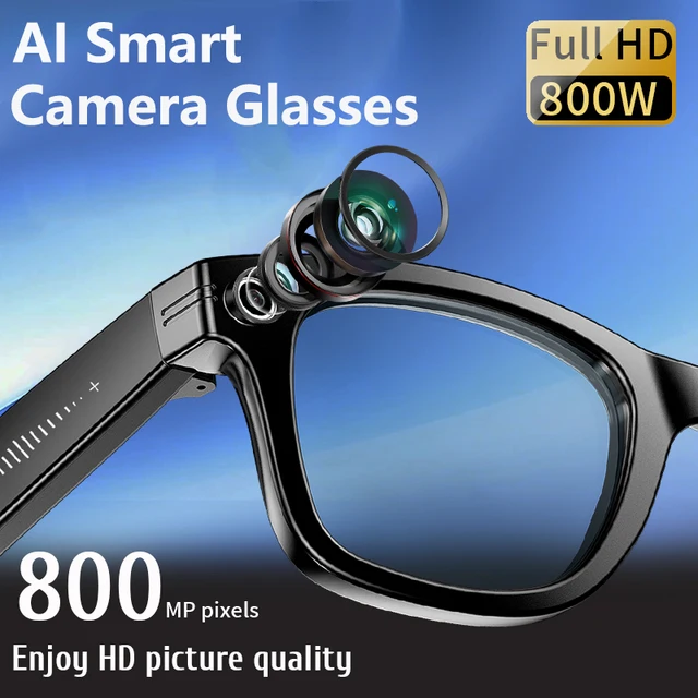 LIGE AI Smart Glasses With 800W HD Video