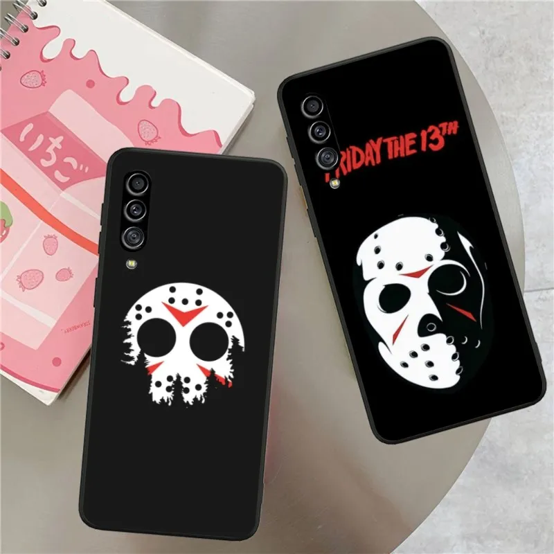 Friday Jason Mask Custodia Per Telefono Per Samsung Galaxy S23 S22 S21 S10 S9 S8 Plus Cover Morbida Ultra Nera Per Telefono Funda