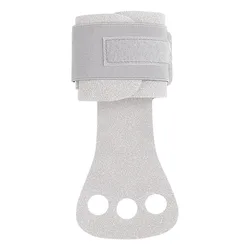 Gymnastics Hand Grip & Wrist Support Set - Enhanced Palm Protection with Sports Safety Wristbands (Grey)