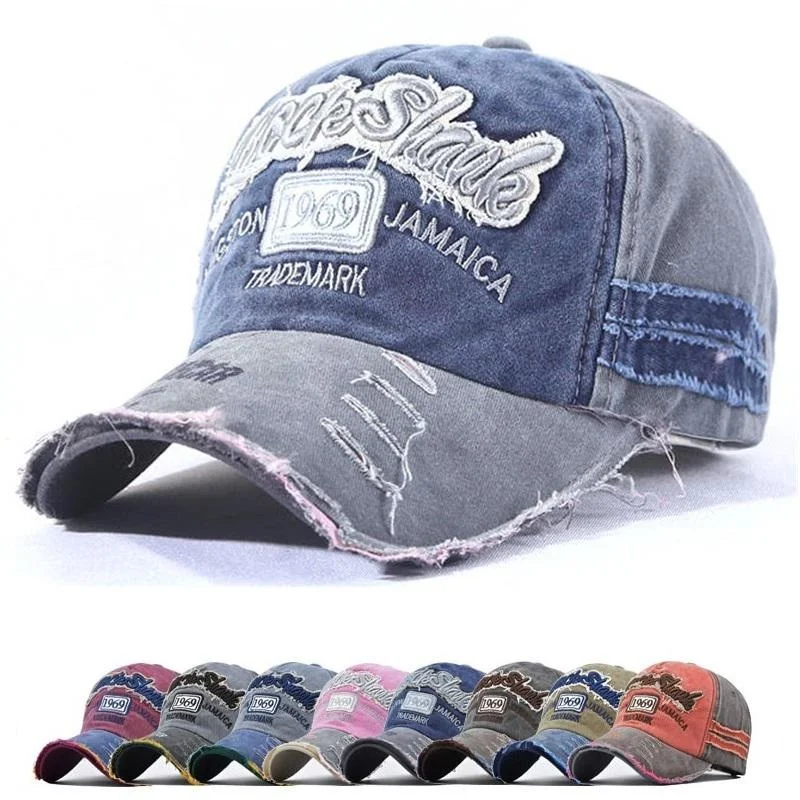 

Embroided 1969 Vintage Baseball Cap Snapback Cap Letter Print Outdoor Hat
