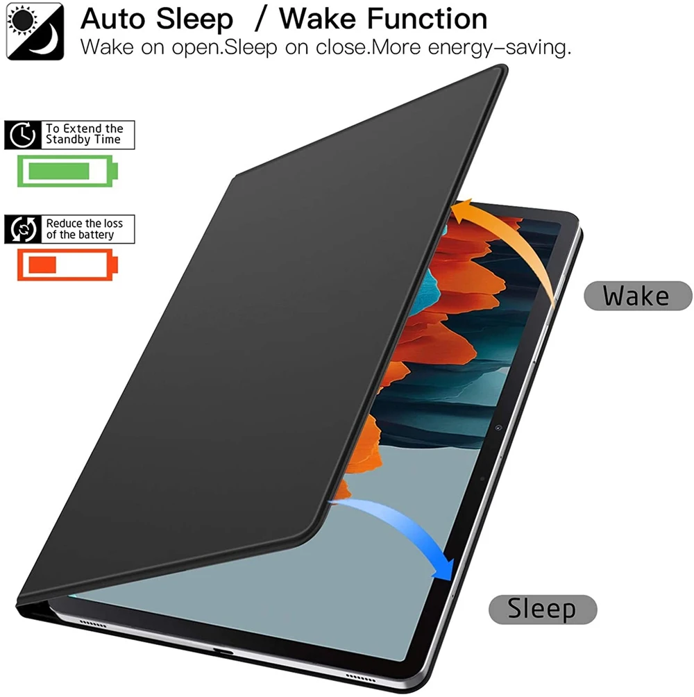 para Samsung Galaxy Tab, S9 FE Plus, S9 Ultra, Auto Sleep Wake