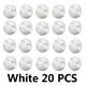 White 20PCS