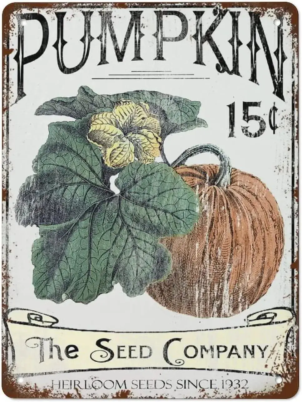 

Металлический жестяной знак, винтажные металлические знаки, знак семена тыквы, Co, Осенний знак, Осенний Настенный декор в стиле ретро, жестяной знак, Забавный