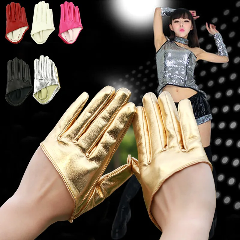 

Новинка Harajuku темная Лолита крутая девушка половина ладони панк Фото аксессуары женские танцевальные ночные выступления перчатки из искусственной кожи