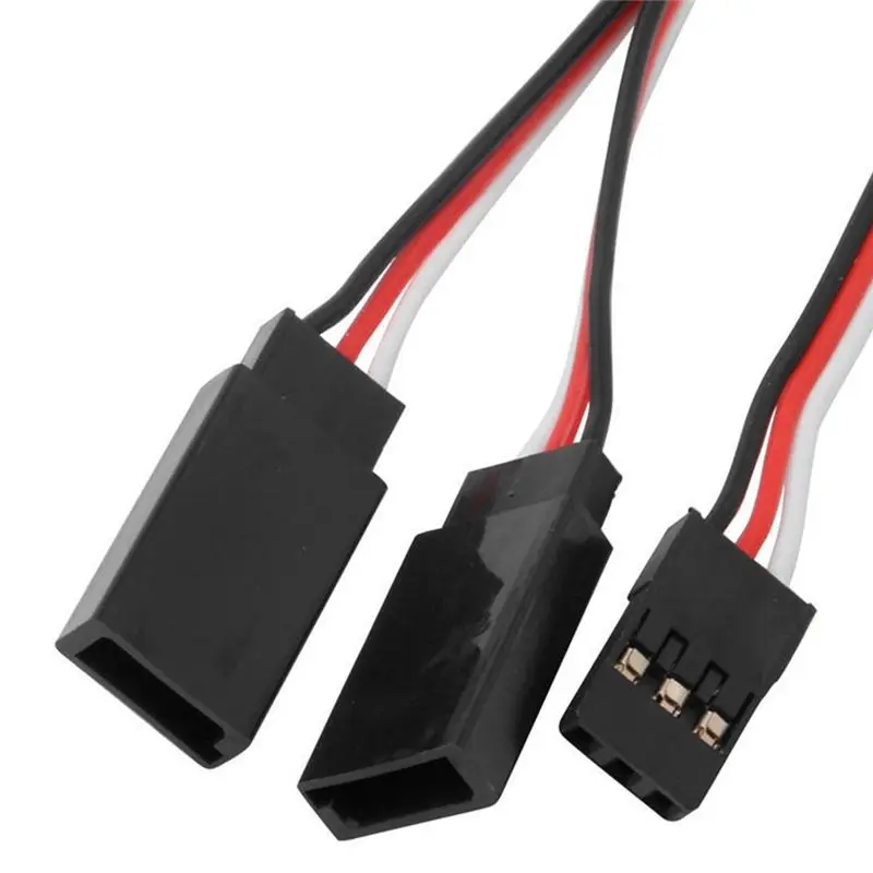 AEE9-5Pcs/Lot RC 서보 Y 연장 코드 케이블 리드 와이어 JR Futaba RC 서보 RC 비행기 헬리콥터 자동차 DIY