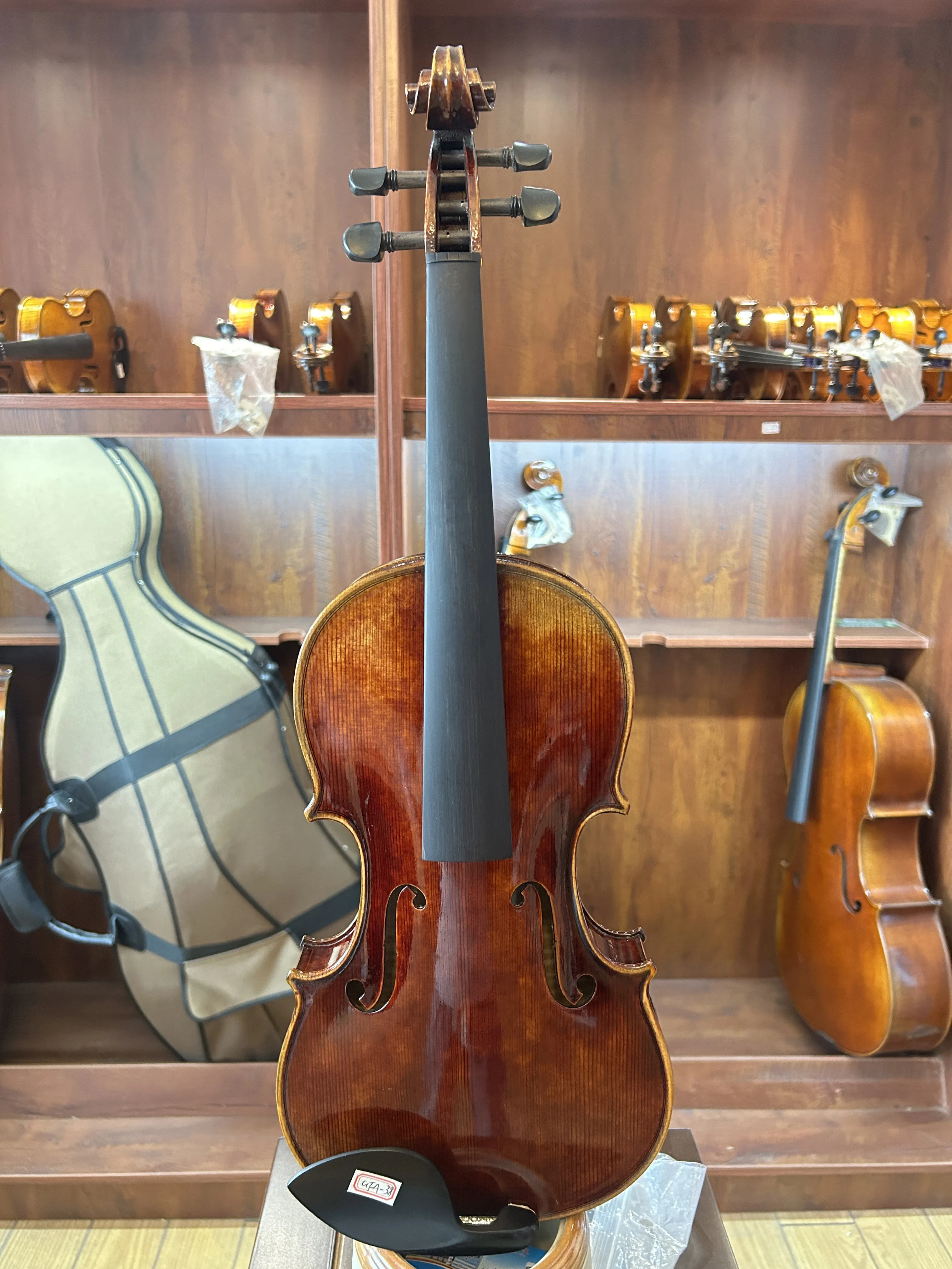 Handmade Violin Anka Instrument Stradivari Model Violin Flamed Violino Musical Instrument Violino Viol&iacute;n GFA-38
