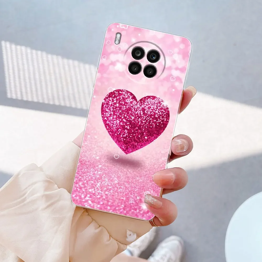 Elegant Marble Soft Silicone Clear Case for Honor and Nova Series - Premium Shockproof Bumper Protection
