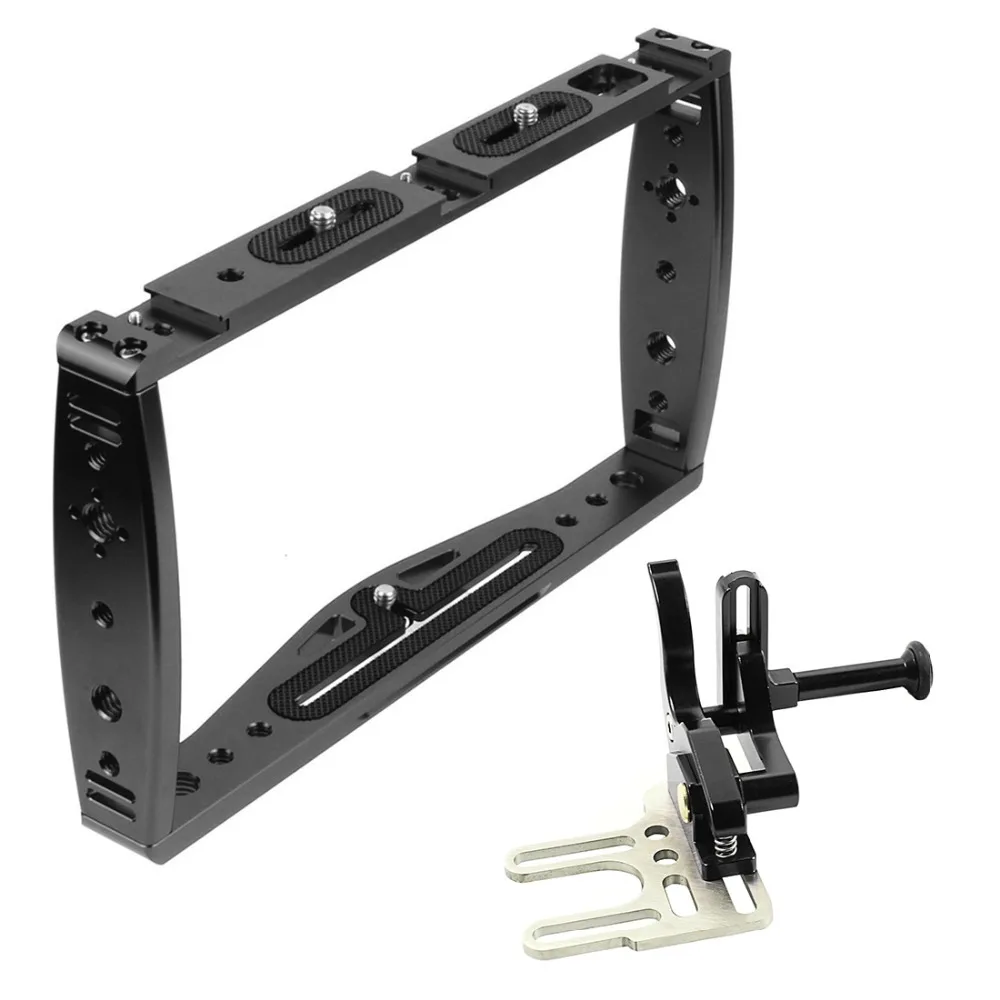 Stabilisator Halterung Selfie Tray Doppel griff Griff Taschenlampe Halterung Unterwasser tauchen für Gopro Held 13 9 8 7 6 Action DSLR-Kamera – Detail 10