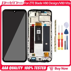 Premium Original LCD Display & Touch Screen with Frame + Free Tools for ZTE Blade Nubia Music V80 Series (For V80 Design)