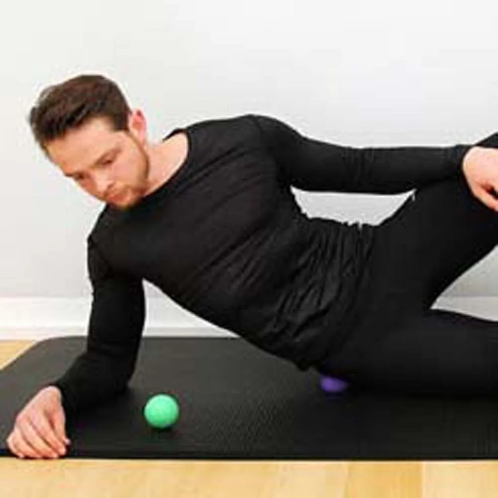 Silicone Fascia Massage Ball Portable Release Tool Plantar Exerciser Sphere Solid Color 6.35CM Muscle Relaxation Ball Cervical