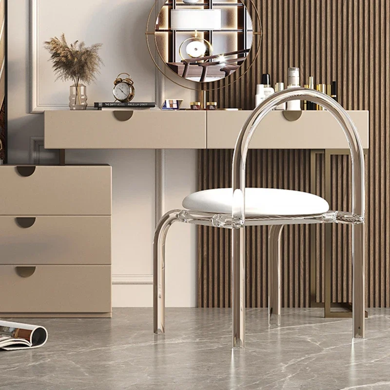 

Plastic Bedroom Chair Gamer Elegant Design Wedding Transparent Nordic Luxury Dining Chair Kitchen Sillas Cocina Garden Furniture