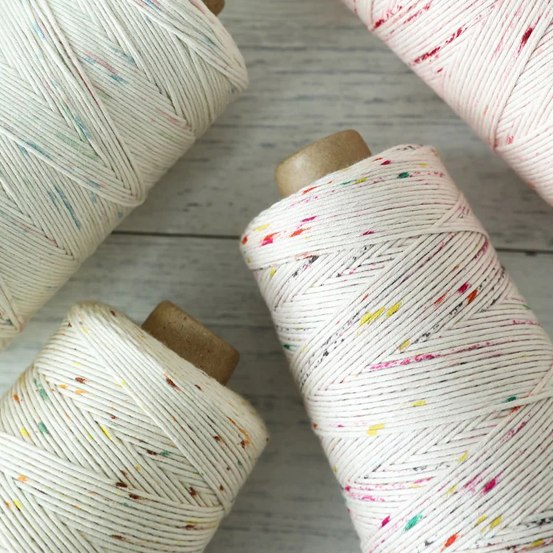 200g/Roll 100% Daylight Cotton Yarn Autumn And Winter Hand Knitting Wool Line Crochet Sweater Shawl Clothing DIY 2