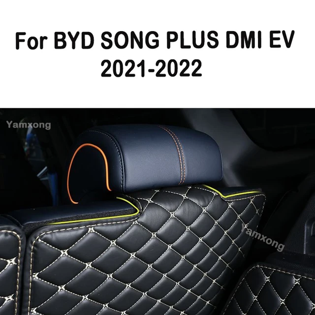 For BYD SONG PLUS DMI EV  2021 2022 Car Styling PU Leather  Trunk Protection Mat Catpet Interior Cover Part Pad Auto Accessories 3