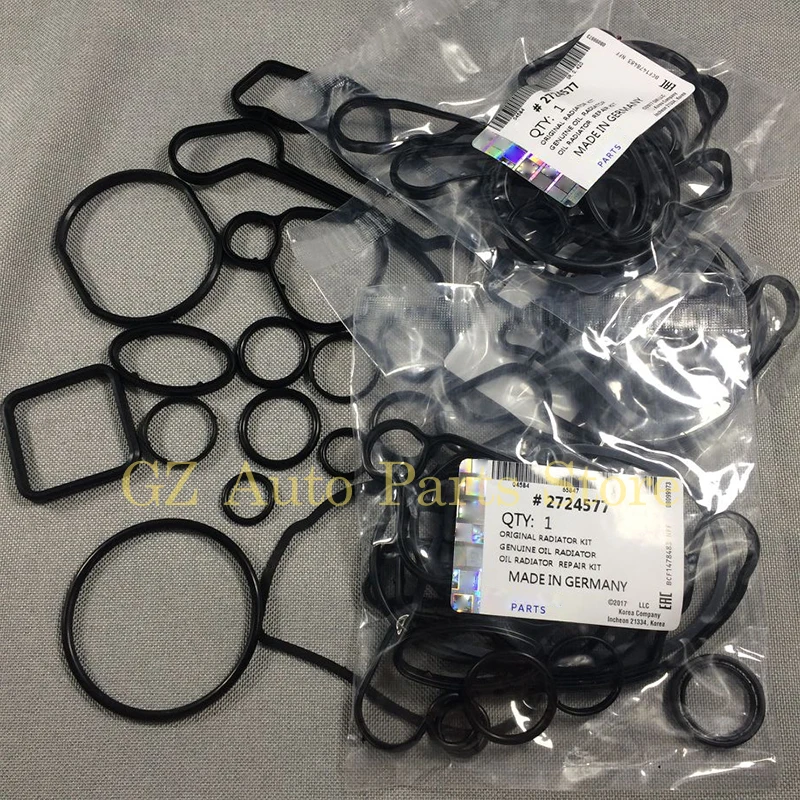 Cooling System Seal Oil Cooler Gasket Seals For Chevrolet Cruze Sonic Trax Astra Vectra Zafira 2724577 10PCS oil cooler gasket