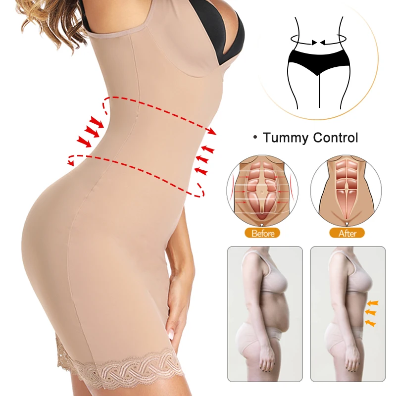 SHAPERIN Women Anti Cellulite Compression Leggings Slimming High Waist Tummy  Control Panties Thigh Slimmer 