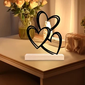 Wooden Heart Ornament 1