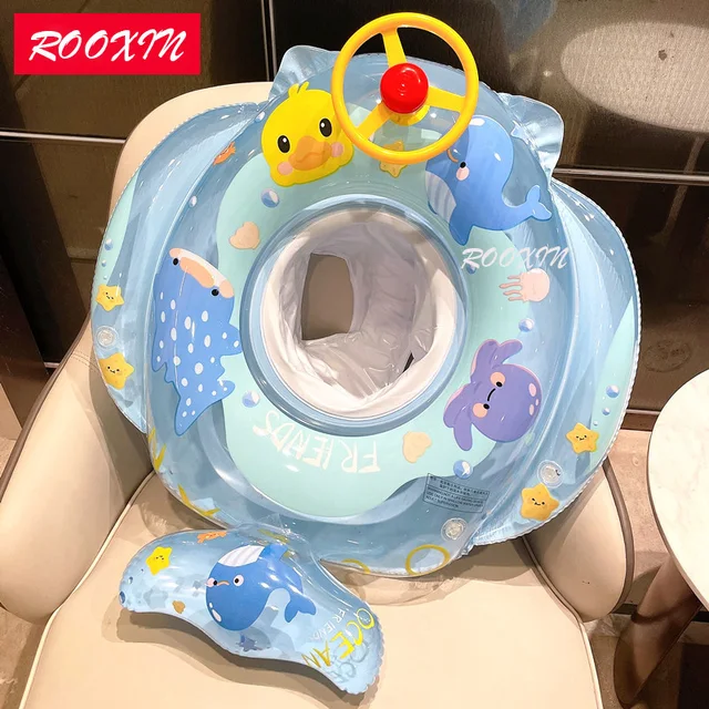 ROOXIN Baby Swim Ring Tube Inflatable Toy Swimming Ring Seat