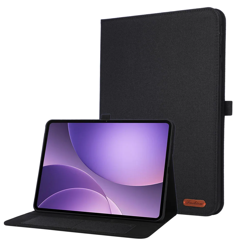 Versatile Soft Fabric Flip Stand Case
