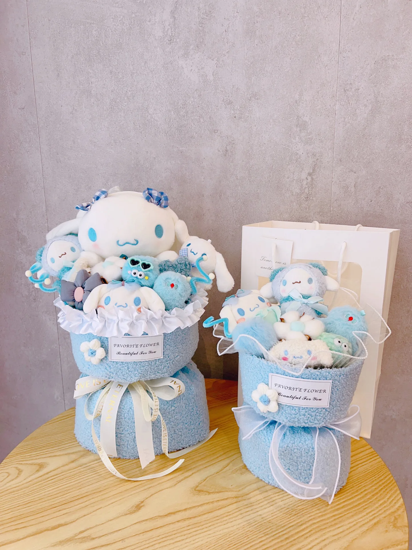 Cinnamoroll Bouquet Kuromi Sanrio Doll Kawaii Plushies Gift For Girlfriends Birthday Cute Plush Bouquet Gifts