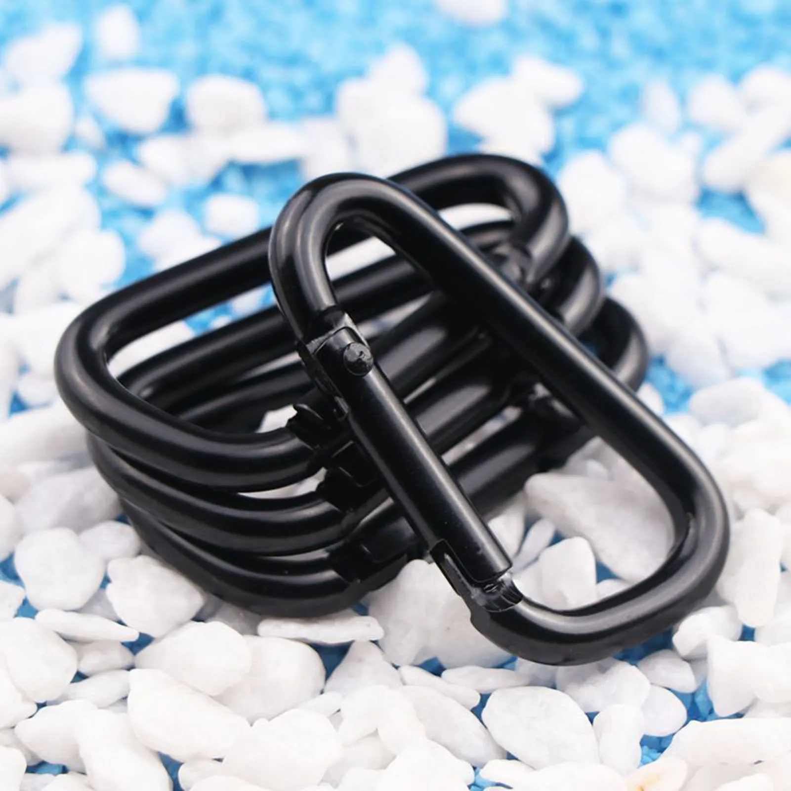 

10pcs Outdoor Carabiner Wear-Resistant And Not Fading Suitable For Fishing