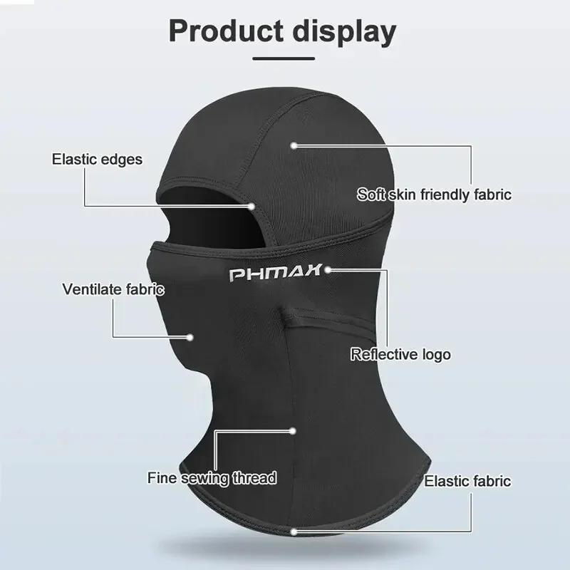 Cycling Face Masks PHMAX Windproof Outdoor Hunting Hiking Army Head Summer Cooling Neck Gaiter Cycling Helmet
