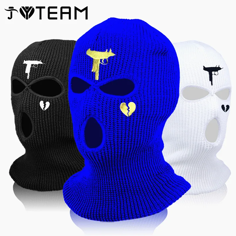 Cool! Brand Winter Fashion Warm Ak47 Savage Ski Mask Hats 3hole Knit
