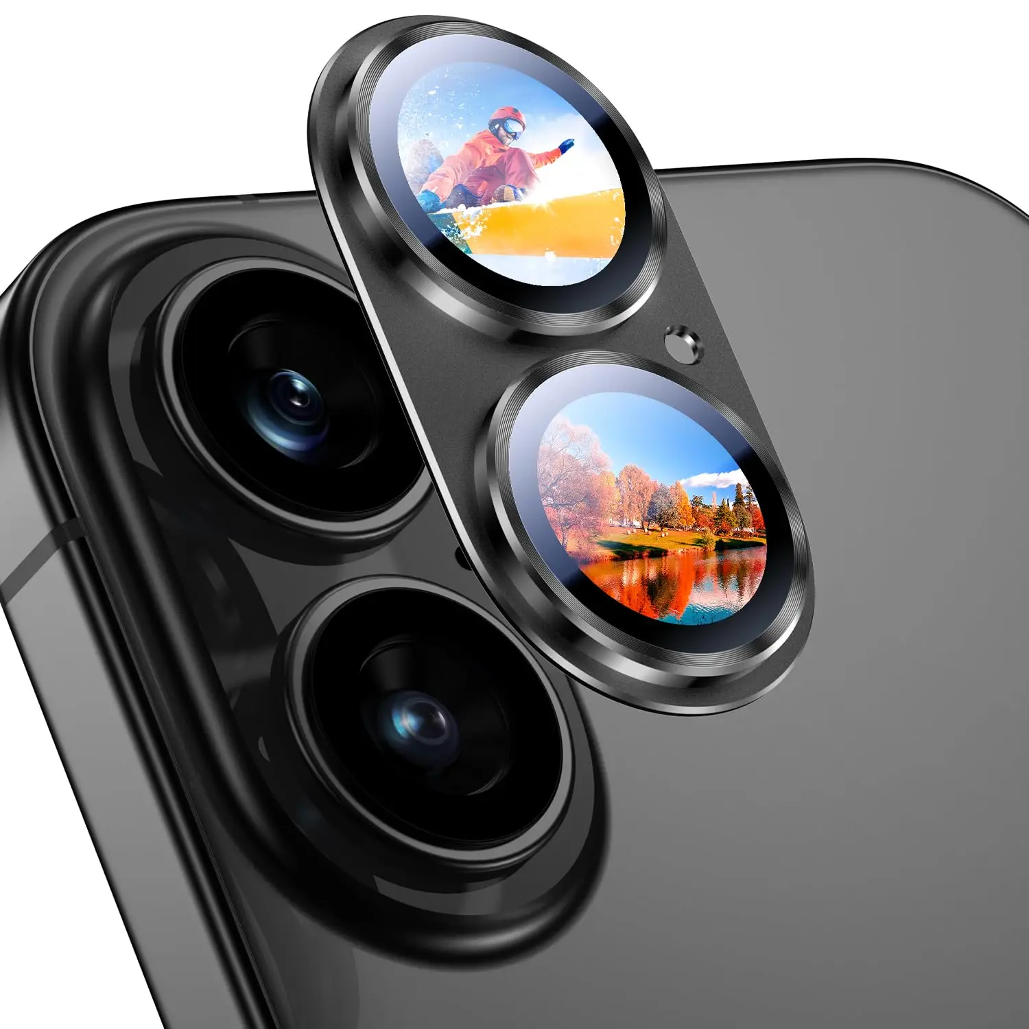 ตัวเลือกสินค้า ฟิล์มกระจกนิรภัยป้องกันเลนส์กล้องสำหรับ iPhone 17 Pro Max อุปกรณ์ป้องกันเลนส์สำหรับ iPhone 17 Pro Air
