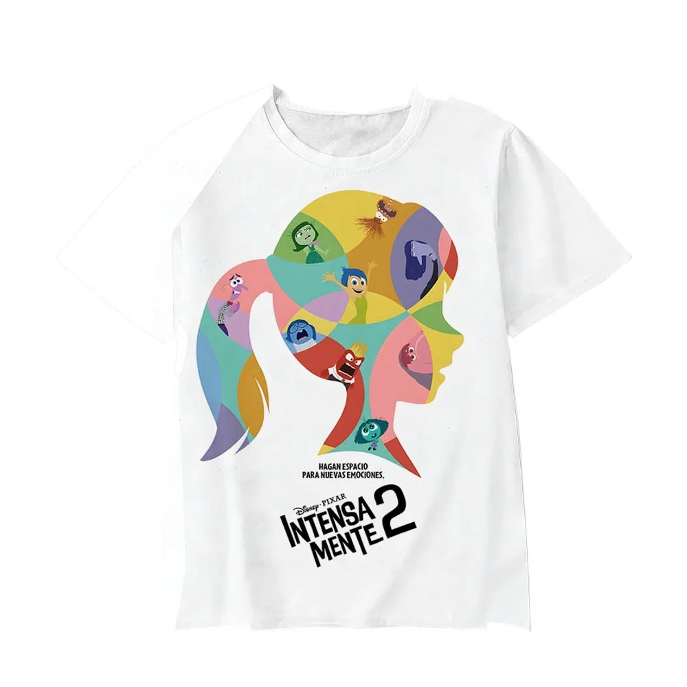 thumbnail image 1 of Camiseta de verano Inside Out 2 para niños y adolescentes, camiseta de dibujos animados, camiseta de manga corta, camiseta divertida, ropa de uniforme de entrenamiento para niñas, 1 of 5