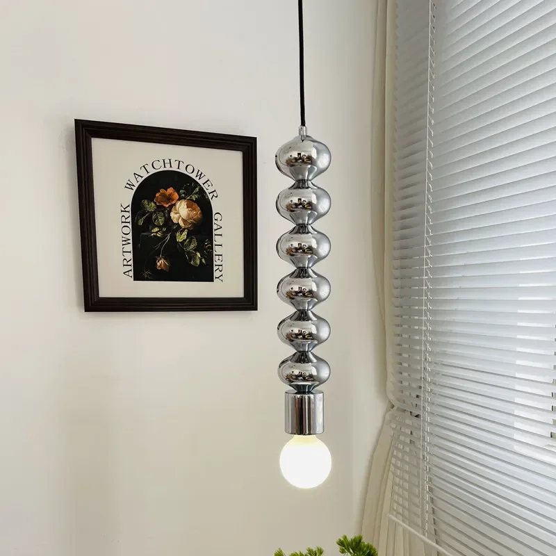 

Nordic Design Pendant Light Single Black Modern LED Ceiling Chandelier for Dining Room Bathroom Bedroom Bedside Hanging Lamp