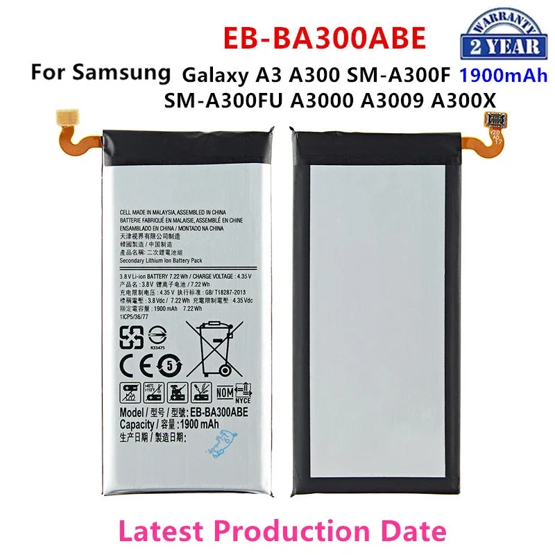 Brand New EB-BA300ABE 1900mAh Battery For Samsung Galaxy A3 A300