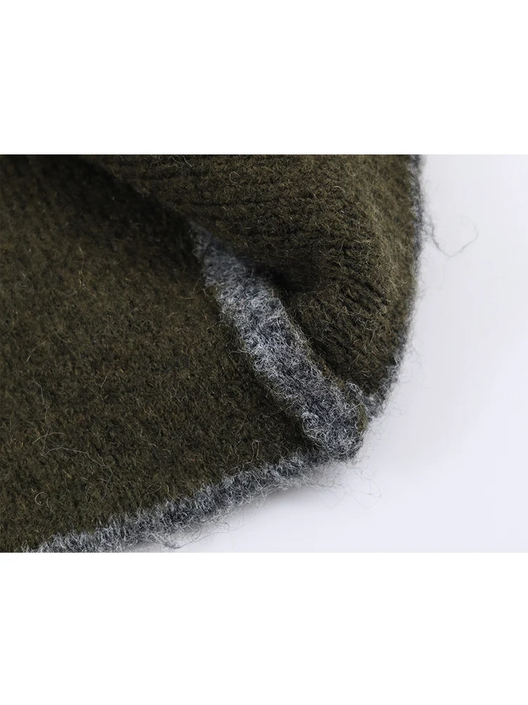 Autumn Winter Women Sweater Coats Fashion Solid Color Long Sleeve V-neck Loose Knitted Jackets Casual Knitted Cardigans Lady