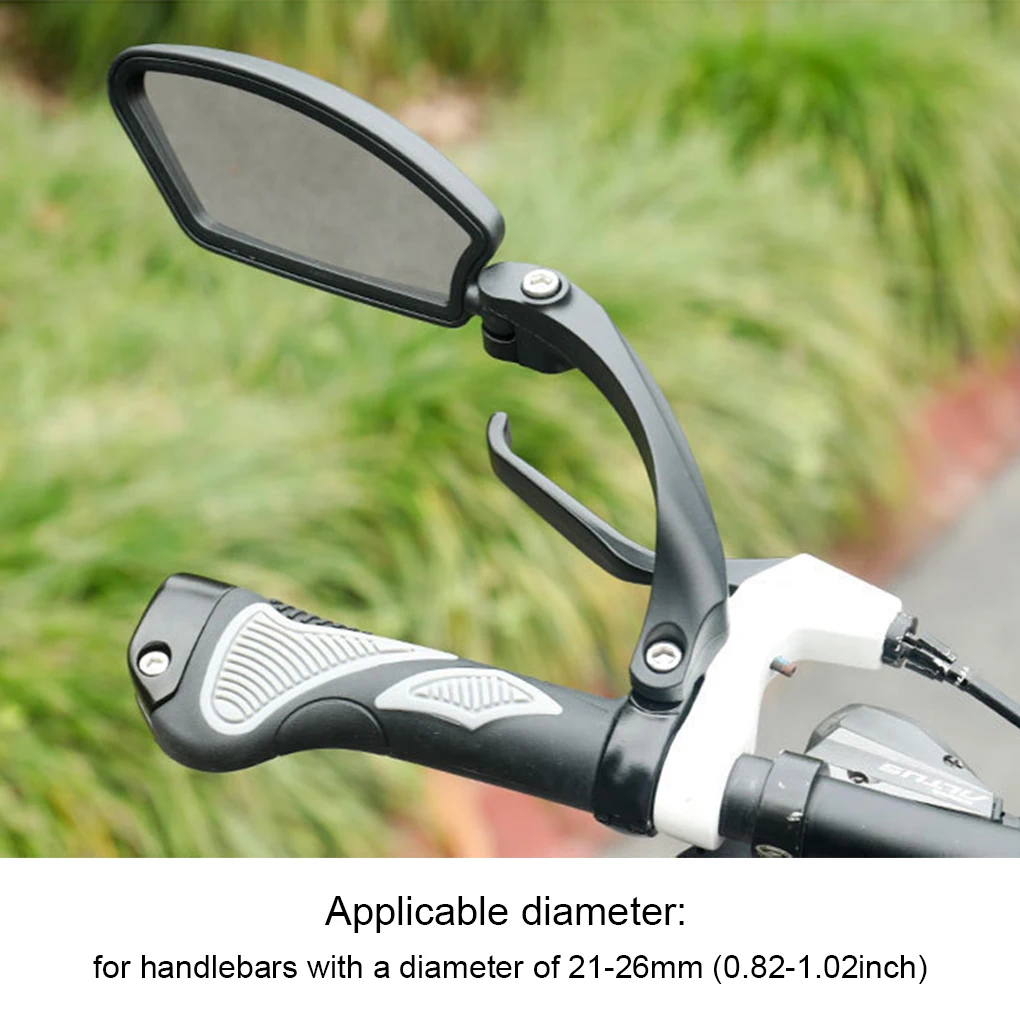 

Bike Rearview Mirror Cycling Accessory Adjustable Bicycles Reflector