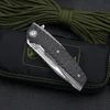 Kevin John New Venom T S30V Blade Titanium Alloy+Carbon Fiber Handle Outdoor Camping Hunting Pocket Knife EDC Tool 6