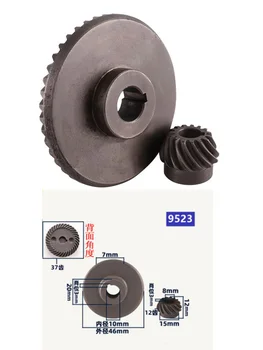 Новинка, металлическая спиральная коническая шестерня 35T + 13T для зеркальной шлифовальной машины Makita 9523