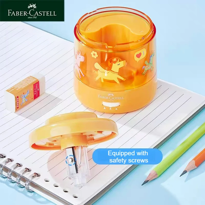 파버카스텔 전동 연필깎이 5초 안에 깎아주는 놀이공원 다단계 완전 자동 USB 충전