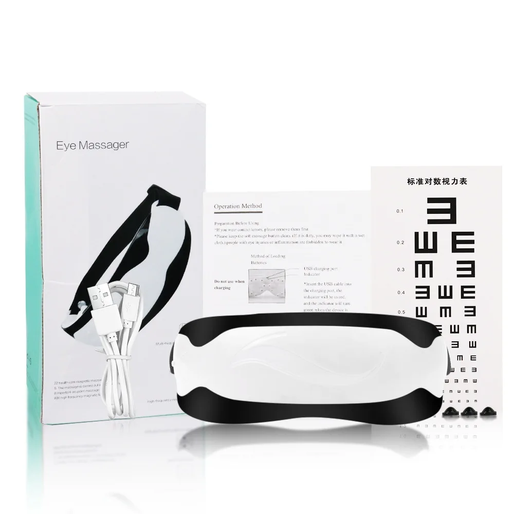 جهاز تدليك ذكي محمول للعين، تدليك مغناطيسي من السي...