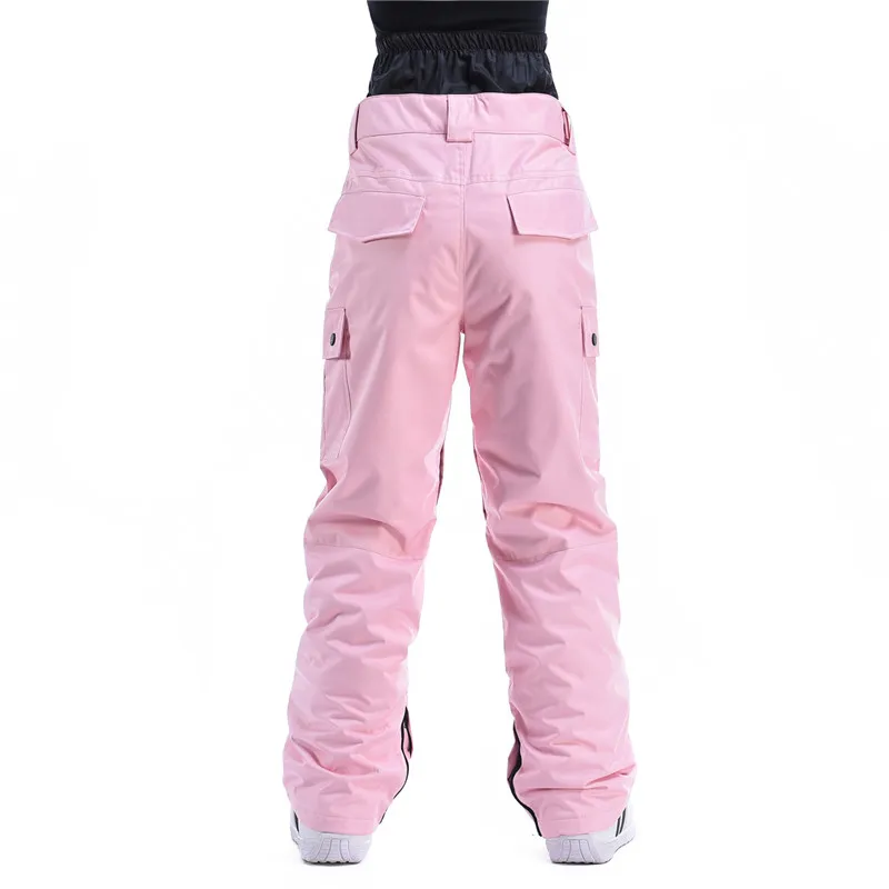 Pantalones de esquí para mujer, impermeables, para invierno, cálidos,  elásticos, ajustables, con correas de hombro ajustables, pantalones de  snowboard al aire libre, para senderismo, caminar, : Ropa, Zapatos y  Joyería 