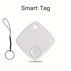 Smart Bluetooth GPS Tracker: Anti - Loss Device & Locator for Keys, Wallets, Pets, and More (White)