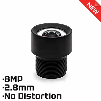 Camera Lens CCTV HD 8MP 2.8mm No Distortion Lens Aperture F2.5 Format 1/2.7" With 650nm Filter For Surveillance Security Camera 1