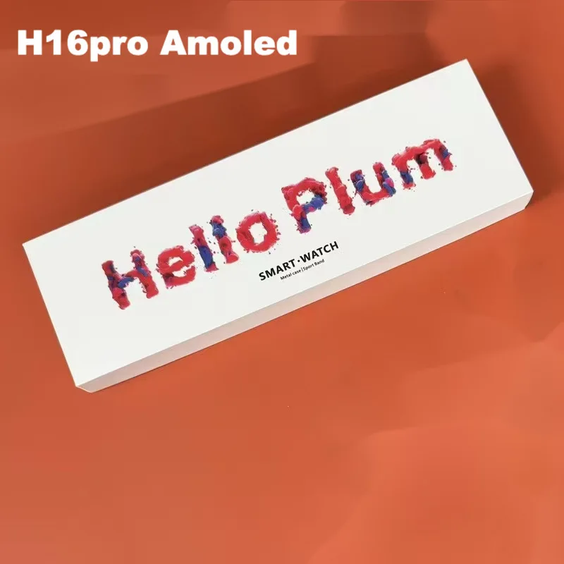 Hello Plum H16 Pro SmartWatch Amoled 1GB �޽��� ChatGPT ���� ���� ���� Ablum ���� ���� �ø��� 10 �ȵ���̵� Ios�� ����Ʈ �ð�