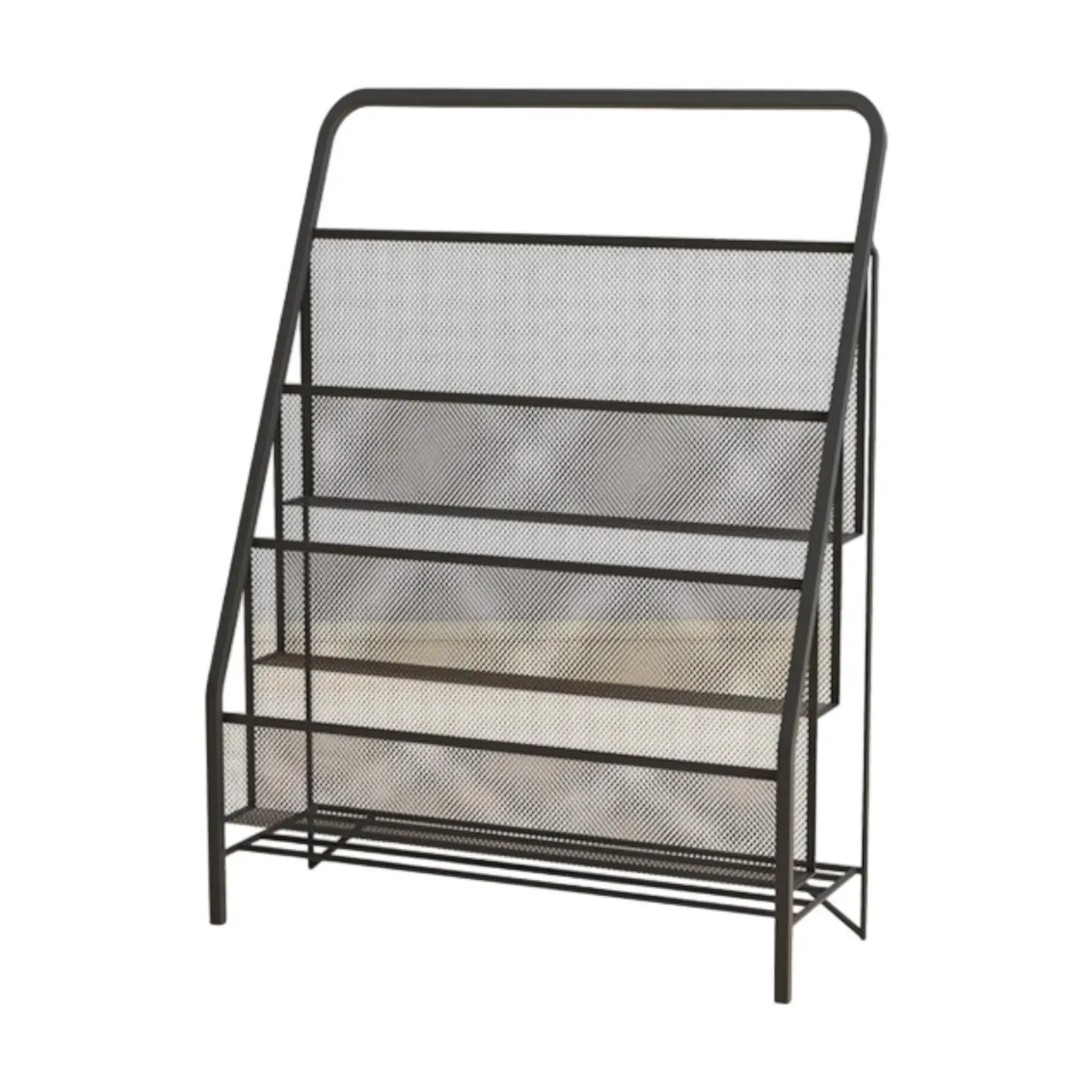 מדף ספרים לילדים 3 קומות לספרי תמונות ומגזינים