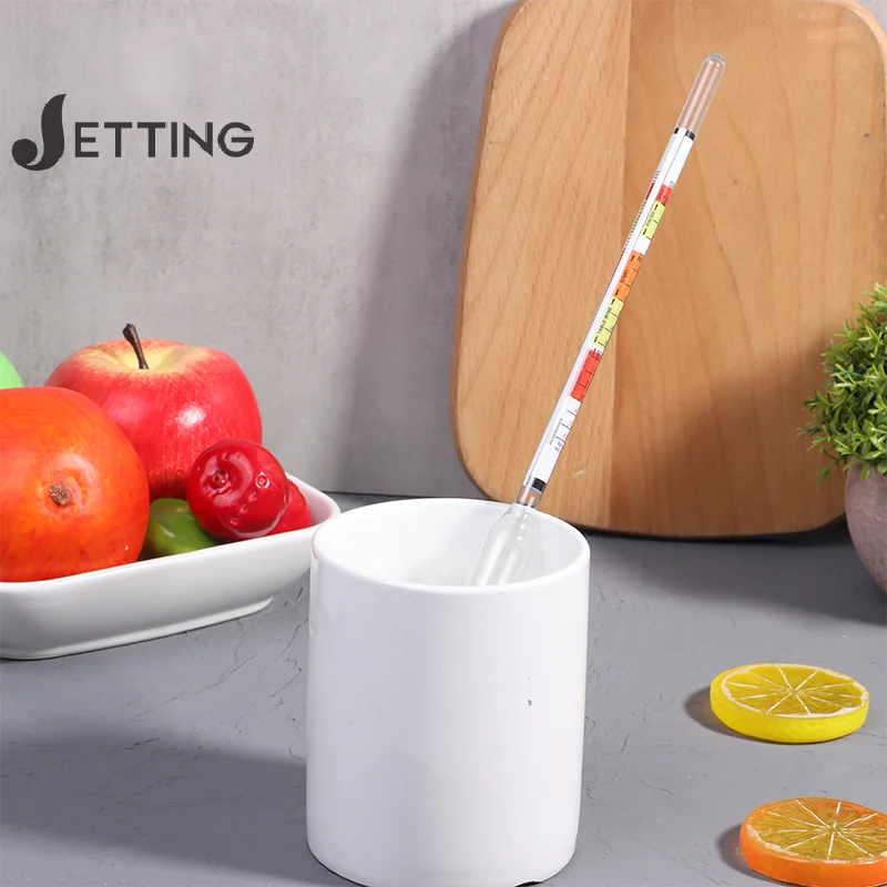 Triple Scale Hydrometer Self Brewed Wine Sugar Meter Alcohol Measuring for Home Brewing Making Beer Wine Mead Ale Craft