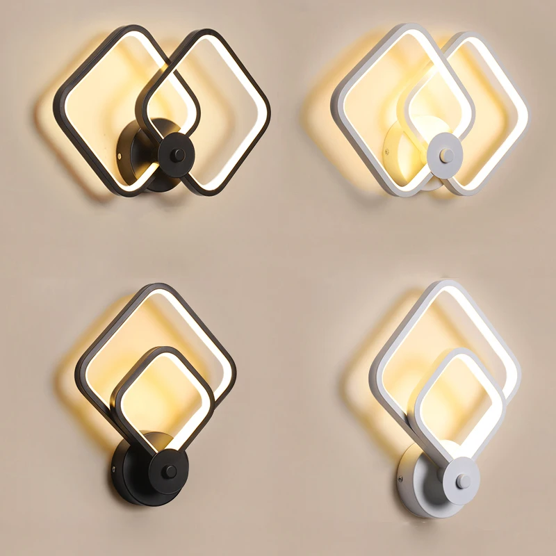 

Настенный светильник в скандинавском стиле, простой современный светодиодный комнатный светильник для гостиной, лофта, спальни, ванной комнаты, зеркальное освещение