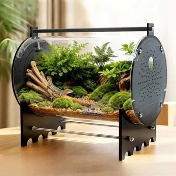 Glass Reptile Terrarium Habitat 1