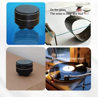 Bone conduction wireless speaker - sucker mount, TWS hi-fi sound enhanced bass, wearable loop, resonance features dynamic audio 5