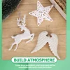6 Pcs Christmas Ornaments Angel Wing Tree for Foam Baby Shower Thank You Gifts Decor Child Decorations Clearance 4