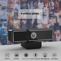 4K Webcam 2K 1080P Full HD Web Camera Auto Focus With Microphone USB Plug Web Cam For PC Computer Laptop Video Mini Camera - Image 2
