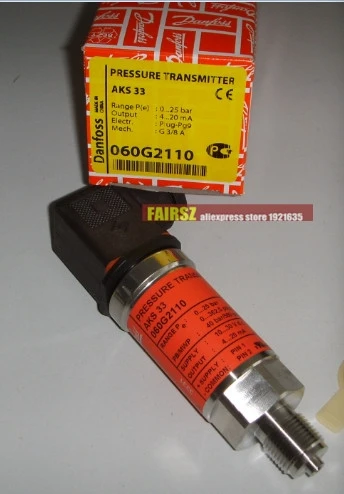 Original DAN.FOSS Pressure Transmitter AKS33 060G2110 FAIRSZ STORE