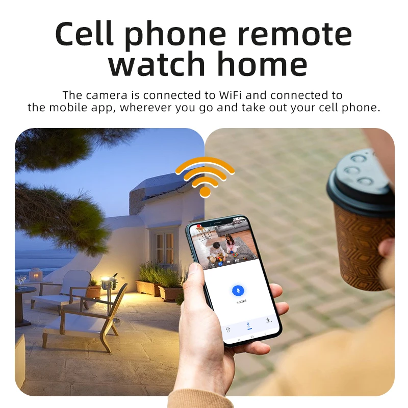 저전력 WiFi 감시 카메라 음성 인터콤 적외선 야간 투시경 긴 배터리 수명 카메라